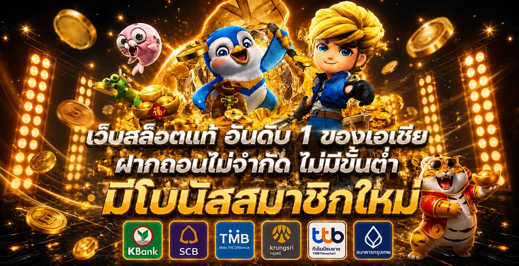 ค่ายเกมและระบบฝากถอน UFA1688 โทนส้มทอง